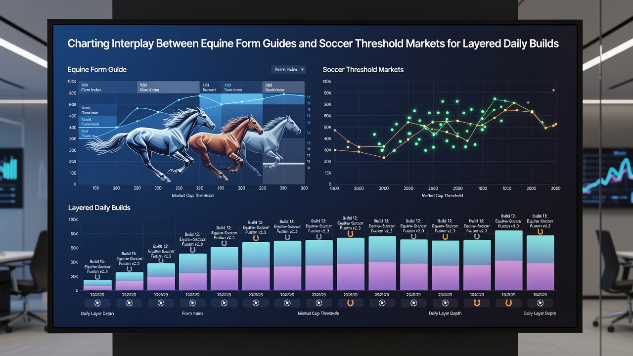 Visualization of layered accumulator structure connecting horse racing form data to soccer threshold selections